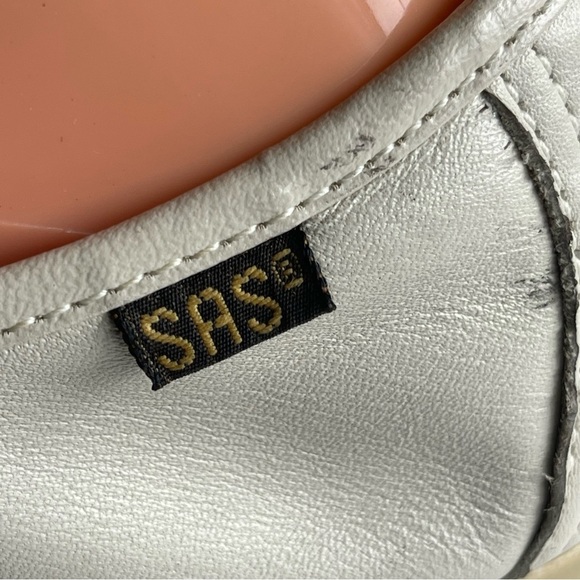 SAS Womens Size 9.0M  Beige Tan Soft Step Heel Comfort Walking Shoes Made In USA - Picture 6 of 11